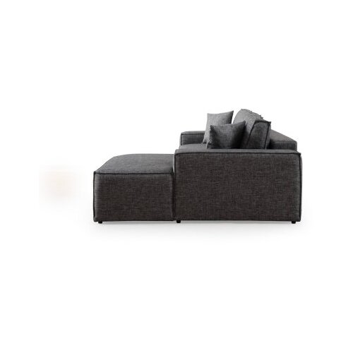 Atelier Del Sofa Kutna sofa Pirlo 145x43x206cm Tamno siva Slike