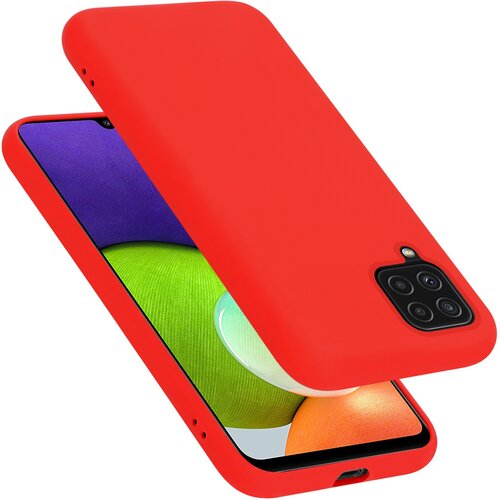 Cadorabo Ohi&amp;scaron;je, združljiv s Samsungom v tekoči rdeči barvi - za&amp;scaron;čitni pokrov iz fleksibilnega silikona TPU, (20587311) Slike