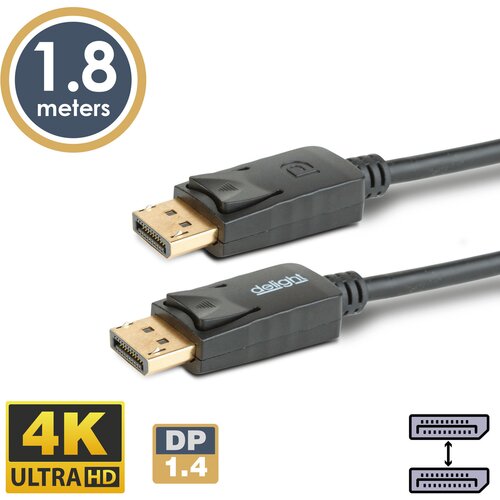 Delight Kabel DisplayPort - DisplayPort 1.4 - 4K 1,8m Cene