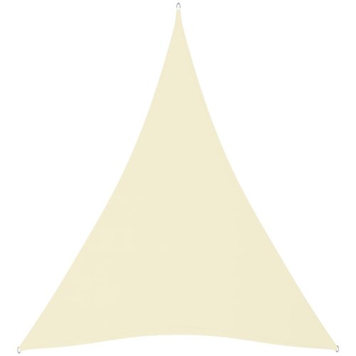 vidaXL Senčno jadro oksford blago trikotno 5x6x6 m krem, (20609562) Cene