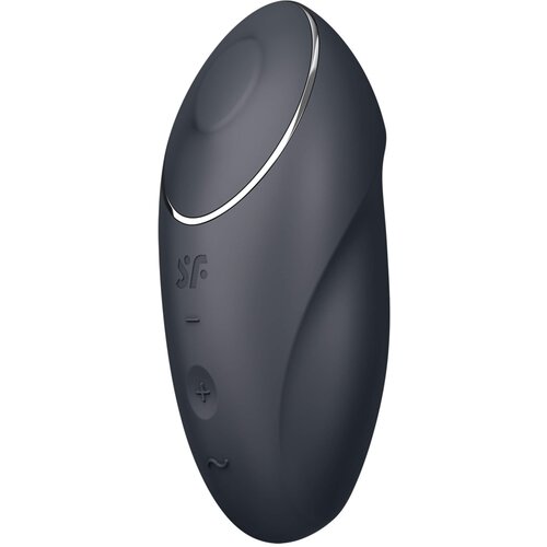 Satisfyer Tap & Climax 1 - 2v1 vibrator in stimulator za klitoris (črna) Cene