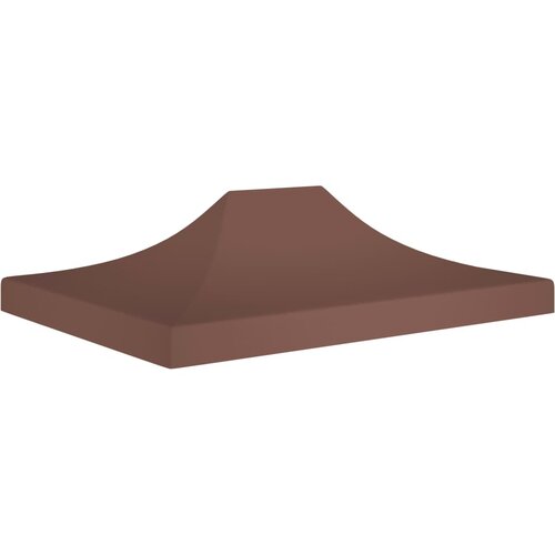 vidaXL Streha za vrtni šotor 4x3 m rjava 270 g/m², (20692749) Cene
