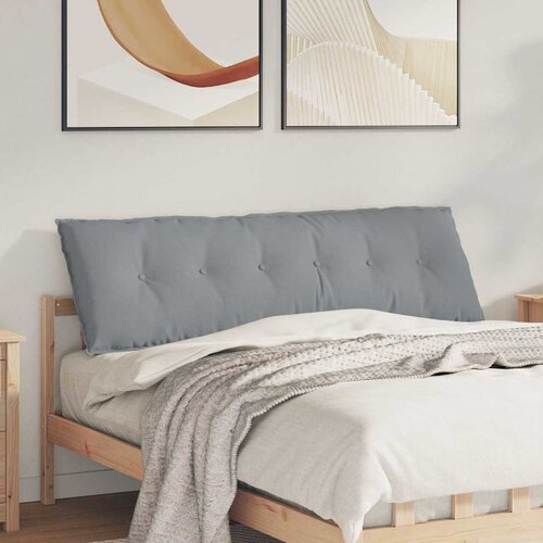  Jastuk za leđa Svijetlo siva 160 x 19 x 50 cm tkanina Cijene