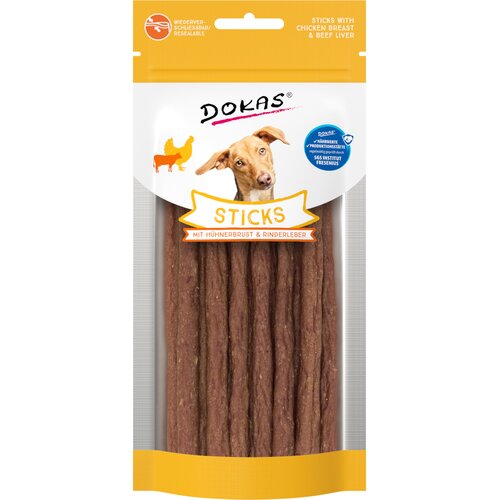 Dokas &amp;scaron;tapići - Pileća prsa i goveđa jetra (60 g) Slike