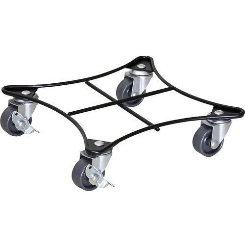 Wagner pomični podstavek za lončnice retro, jeklo, nosilnost 60 kg, de 2 kosa, dx&amp;scaron; 220 x 220 mm, črne barve Slike