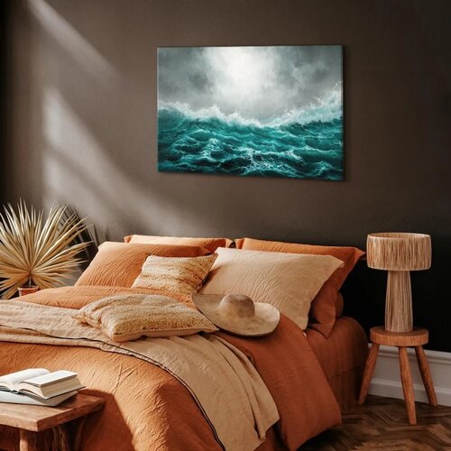  Slika - Restless Ocean (1 Part) Wide 60x40 Na talijanskom platnu Cijene