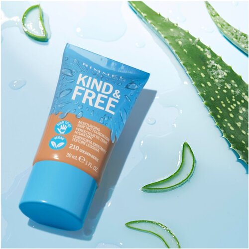Rimmel London Kind &amp;amp; Free Moisturising Skin Tint lahki vlažilni tekoči puder odtenek 510 Cinnamon 30 ml Slike