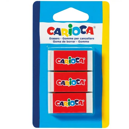 Carioca Gumica za brisanje u papirnatoj kutiji, set od 3 komada - Slike