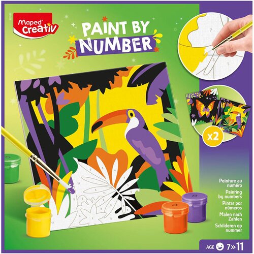 Maped Pobarvanka po številkah Creativ Papiga Cene