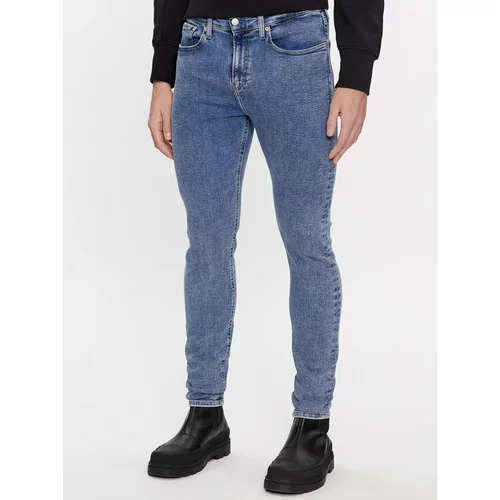 Calvin Klein Jeans Jeans hlače J30J323866 Modra Skinny Fit