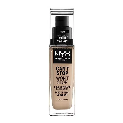 NYX Professional Makeup Can't Stop Won't Stop puder za normalno kožo 30 ml odtenek 05 Light