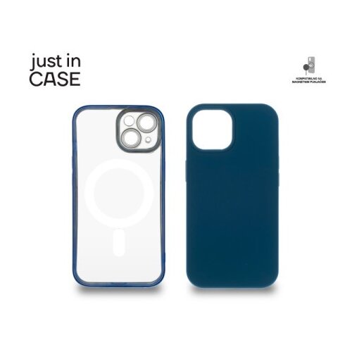 Just In Case 2u1 Extra case mag mix plus paket plavi za iPhone 15 Plus ( MAGPL114BL ) Cene