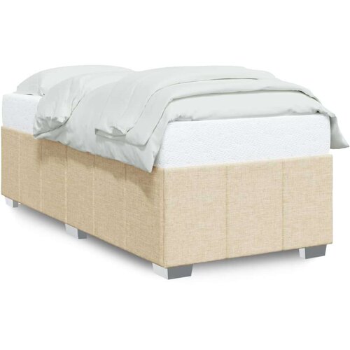 VidaXL okvir za krevet krem 100x200 cm od tkanine Slike