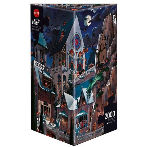 Heye puzzle 2000 delova Triangle Loupe Castle of Horror 26127 Cene