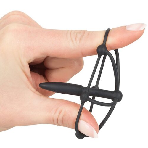 You2Toys Penis Plug with Glans Cage Black Slike