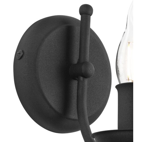  Zidna lampa LUCY 1xE14/60W/230V crna Slike
