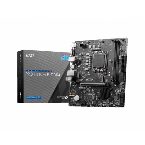MSI Placa Base Pro H610M-E D4 1700 MATX 2XDR4, (20837232) Cene