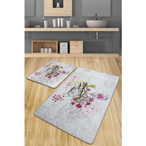 Songs djt multicolor bathmat set (2 pieces) Slike