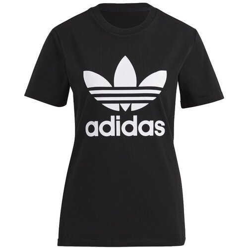 Adidas Majice s kratkimi rokavi Adicolor Classics Trefoil Tee Črna Slike
