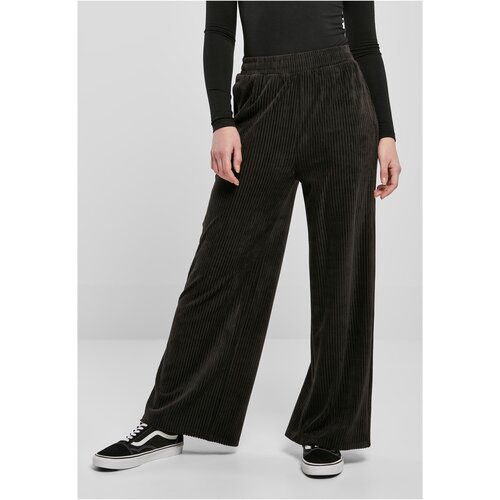 UC Ladies Ladies Velvet Rib Straight Sweat Pants black Slike