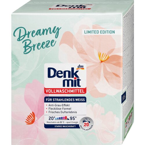 Denkmit dreamy breeze - detergent za pranje belog veša 20 bp Cene