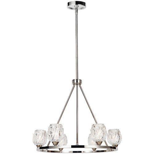 Elstead Lighting Elstead Rubin 6-kraki lestenec, polirani nikelj, G9, (22099753) Cene