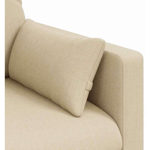 SOFA Krema 138 x 78 x 80 cm Metal Slike