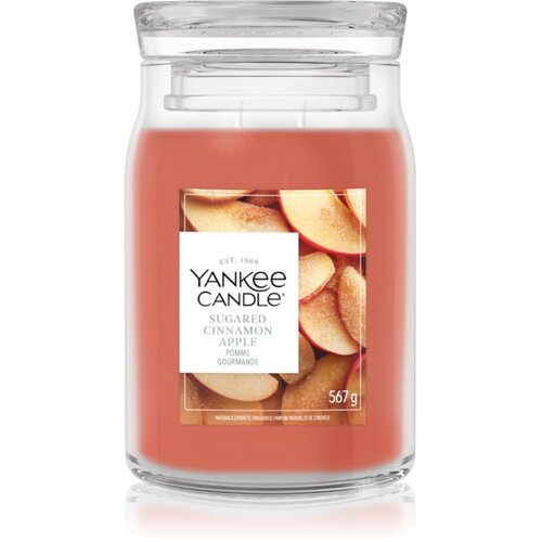 Yankee Candle Sugared Cinnamon Apple mirisna svijeća 567 g Slike