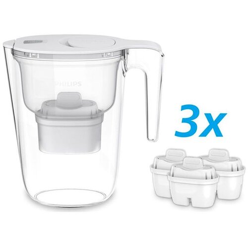 Philips vrč s filterom za vodu 1+2 filtera AWP2933WHT3 Cijene