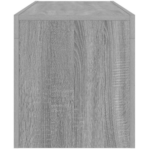  TV ormarić s LED svjetlima boja hrasta sonome 120 x 35 x 40 cm Siva Slike