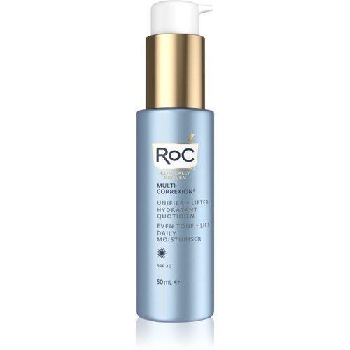 Roc Multi Correxion Even Tone + Lift učvrstitvena dnevna krema za poenoten odtenek kože SPF 30 50 ml Cene