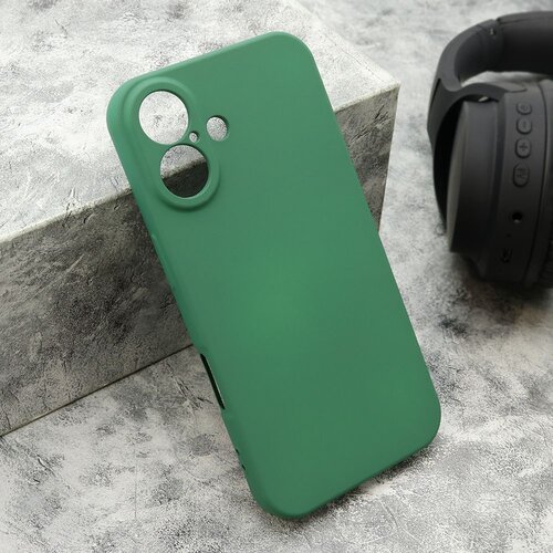  Maska VELVET TOUCH za iPhone 16/ tamno zelena Slike