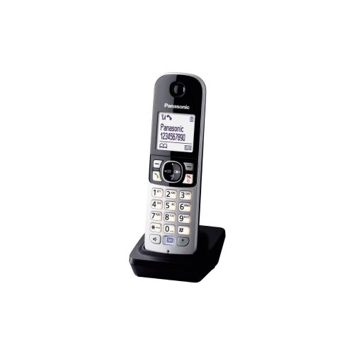 Panasonic DECT bežični telefon KX-TGA681EXB crne boje, srebrne boje Slike