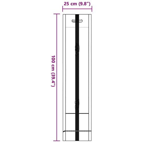  Vreće s pijeskom 10 pcs Tamnozelena 100 x 25 cm HDPE Slike