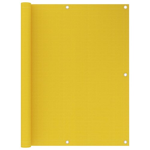 VidaXL Balkonsko platno rumeno 120x500 cm HDPE Slike