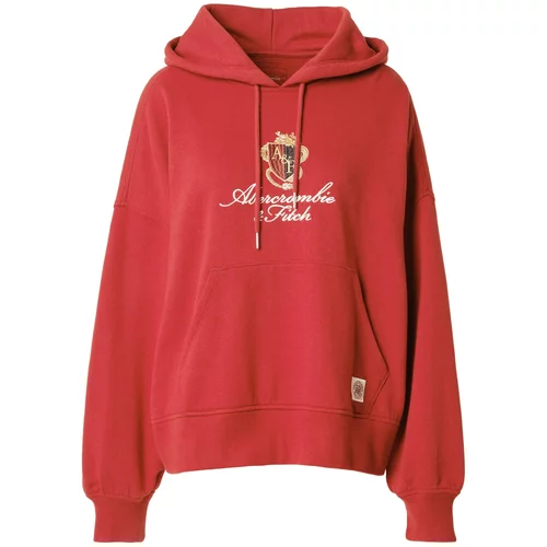 Abercrombie & Fitch Sweater majica 'CLASSIC SUNDAY' zlatna / crvena / crna / bijela