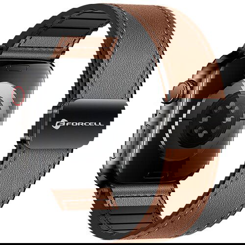 Forcell F-DESIGN FA21 narukvica od ekolo&amp;scaron;ke kože za APPLE Watch 42/44/45/49 mm braon Slike