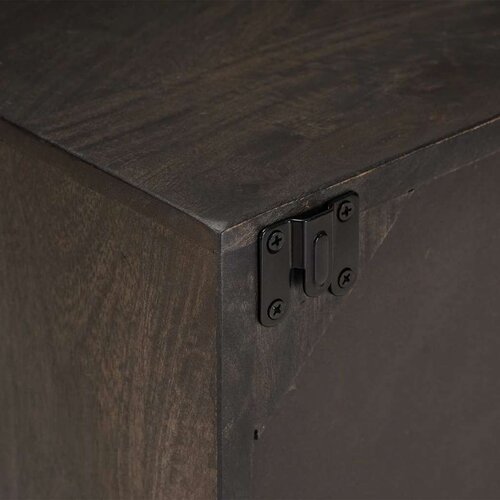  ormar s policom s pohranom s vratima Mjed 105 x 30 x 35 cm Slike