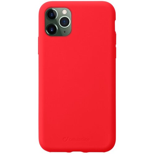 Cellular Line Sensation silikonska maskica za iPhone 11 Pro Max crvena Slike