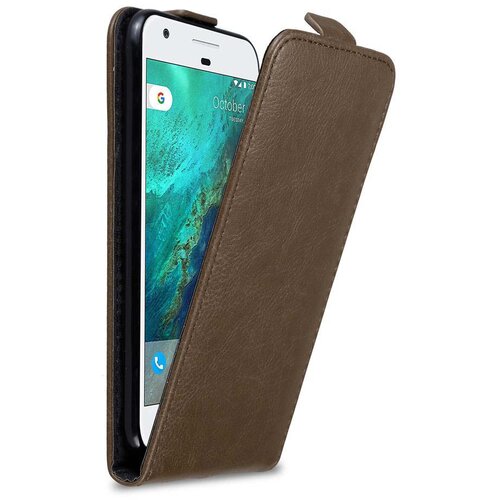Cadorabo Ohi&scaron;je, združljivo z Google PIXEL v kava rjava - Za&scaron;čitni ovitek v obliki flipa z magnetnim zapiranjem, (20562076) Cene