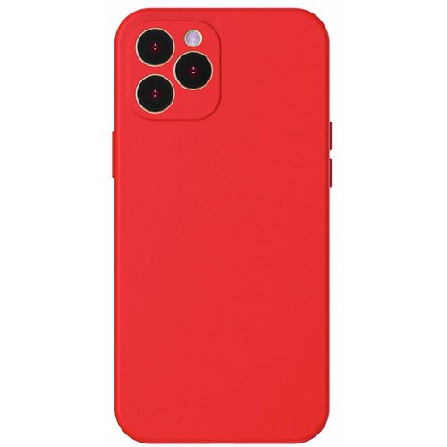 Baseus liquid silica gel maska za iphone 12 pro crvena Slike