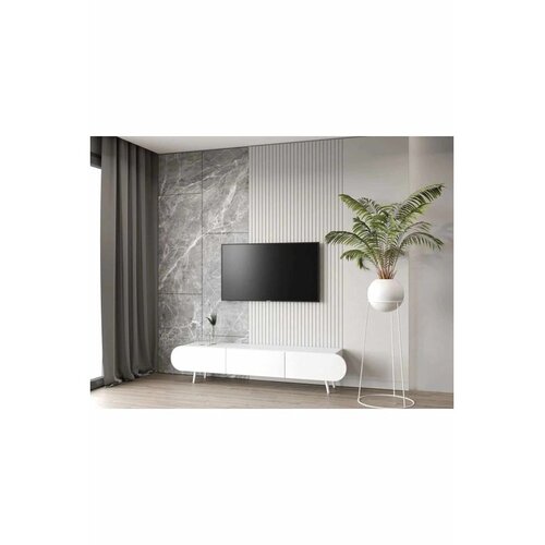 Hanah home TV komoda Regulus 180, 180 cm, bela Cene