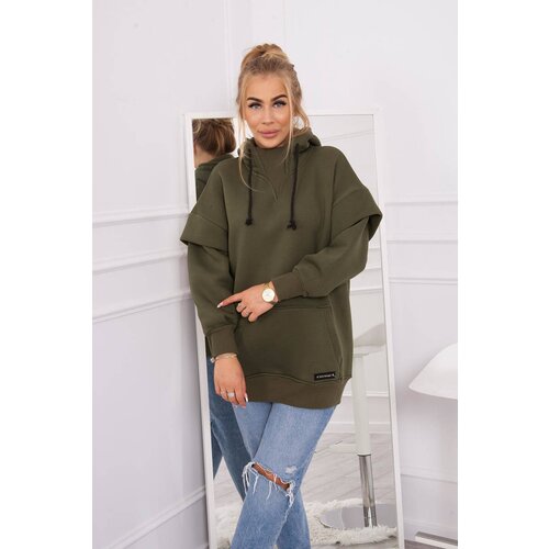 Kesi Insulated turtleneck sweatshirt in khaki color Cijene