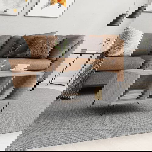 VidaXL Stolić za kavu boja sivog hrasta 60x50x36 5cm konstruirano drvo Slike