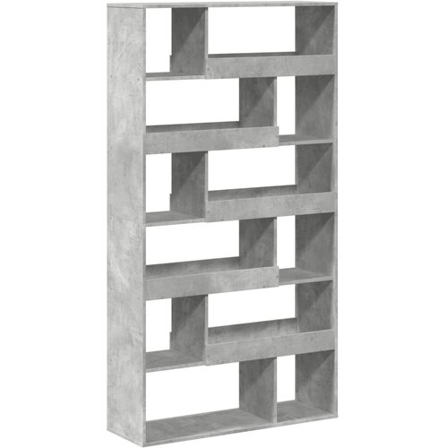 Maison Chic Knjižna omara - Knjižni regal betonsko siva 100x33x187,5 cm inženirski les, (21726316) Cene