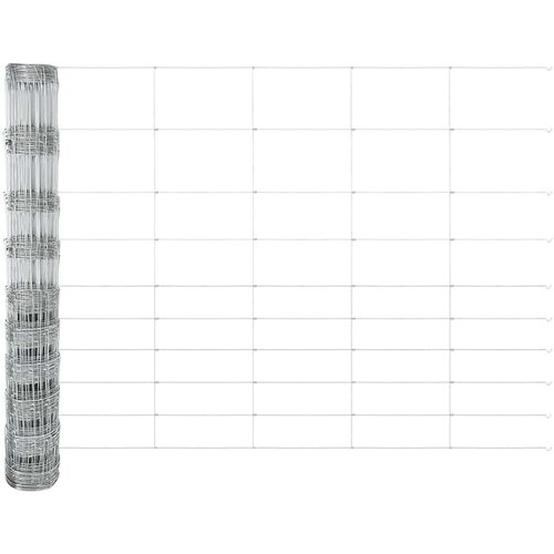  Temeljna zavarena žičana ograda 25 x 1,2 m Pocinčani čelik Slike
