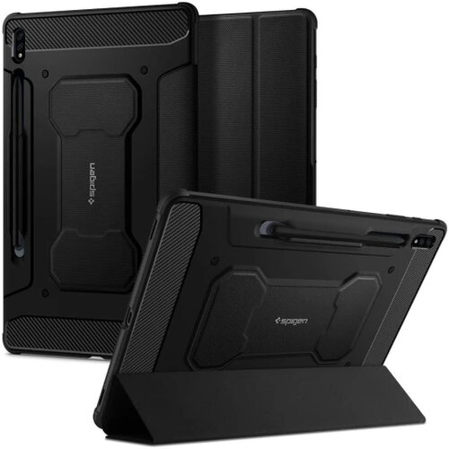 Spigen RUGGED ARMOR ”PRO” futrola za GALAXY TAB S7+ / S8+ PLUS 12.4 BLACK Cene