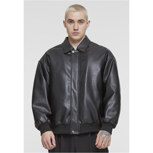Urban Classics Men&amp;#039;s synthetic leather jacket black Slike