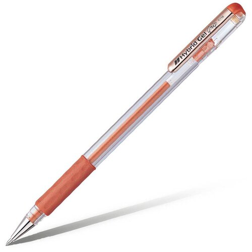 Pentel Gel roler pisalo Metallic Hybrid Grip, 0.8 mm, bakreno Cene
