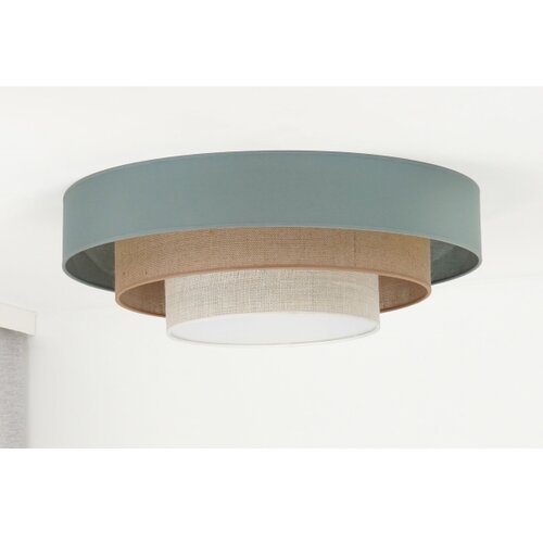  Duolla-LED stropna LED svetiljka LUNETA LED/26W/230V, prečnik 60 cm, 4000K, tirkizna/bež Slike